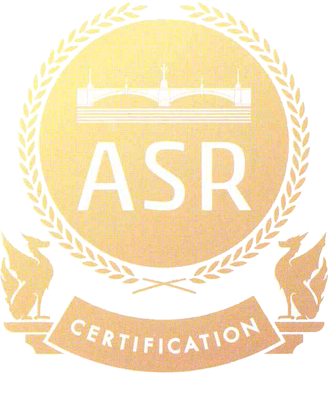 ASR CERTIFICATION マーク